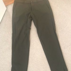 Lululemon ABC Slim Pants Warpstreme 36x30 (Olive)